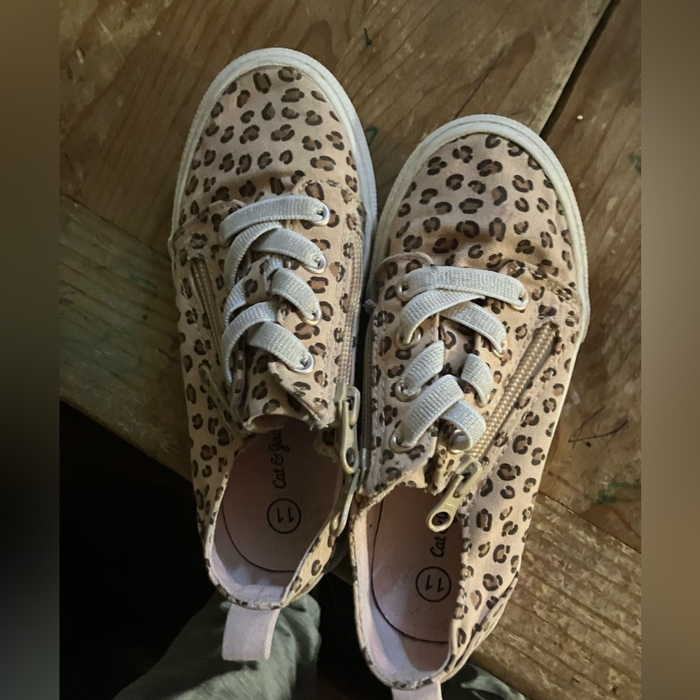 Cheetah slip ons